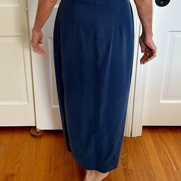 Midi/Mini combo dress, size 4 (38 EUR) from Paris, deep blue - Picture 4 of 4